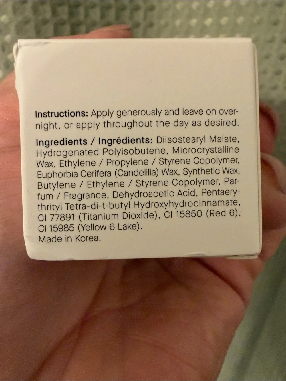 SpoiledChild Overnight Lip Mask — White